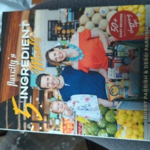 Flavcity 's 5 ingredient meals hard cover cookbook